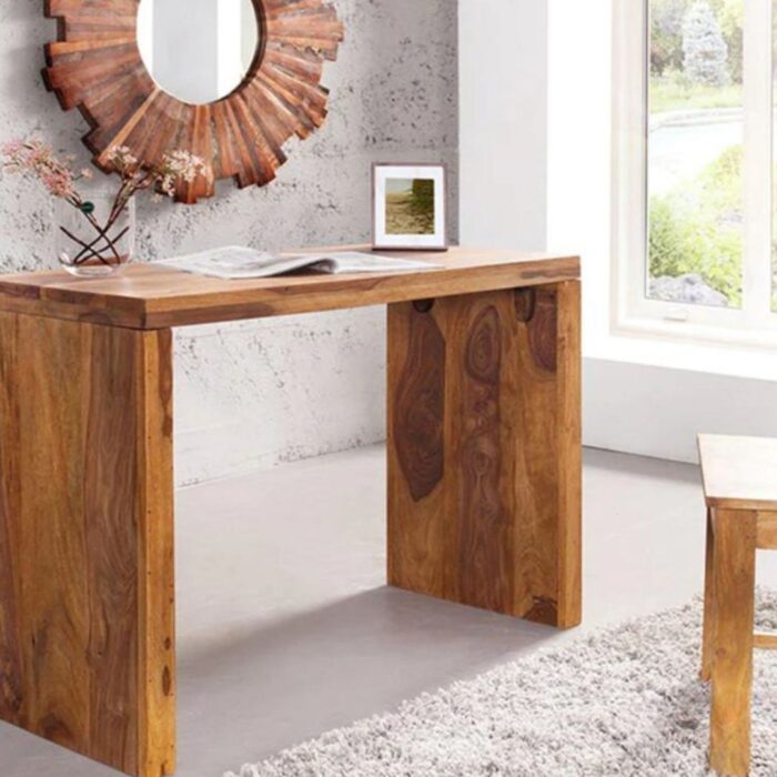 wood console table, sheesham console table