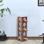 wine bottle rack, wooden wine rack