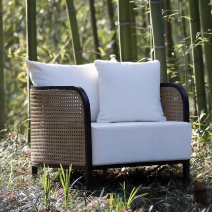 rattan armchair