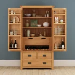 Cambridge Solid Wood Larder Storage Unit