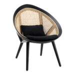 Stylish Asia Armchair With Cane