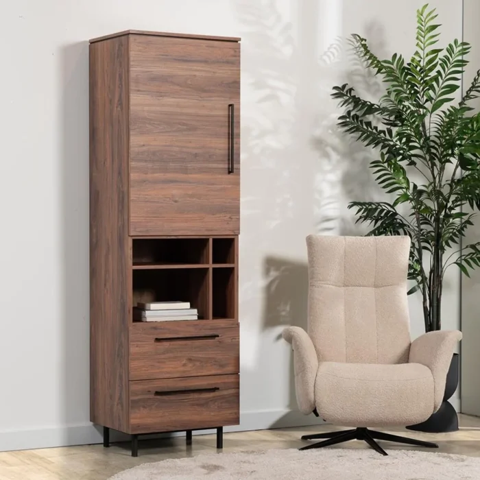 Modern Solid Wood Storage Cabinet