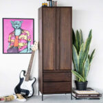 Seamless Harmony Solid Wood Storage Cabinet