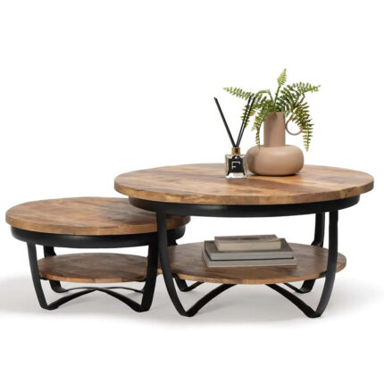 Round Ryan Coffee Table Set of 2