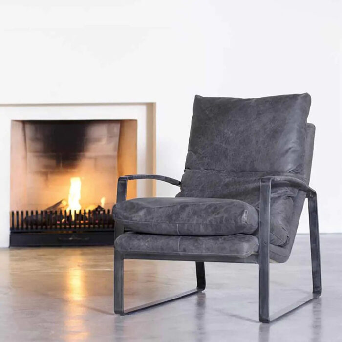 Single Seater Lex Armchair Metal Base