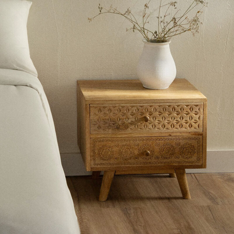 Atsana Style Bedside Table