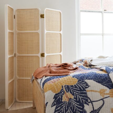 Ida Woven Cane Room Divider