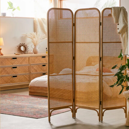 Ria Rattan Screen Room Divider