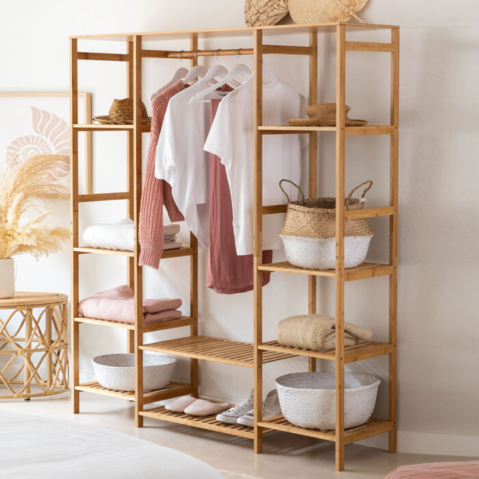 Krauford Open Wardrobe with Shelves